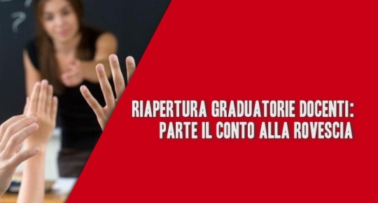 Riapertura Graduatorie Docenti