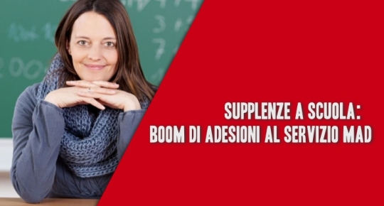 Supplenze a Scuola Servizio MAD