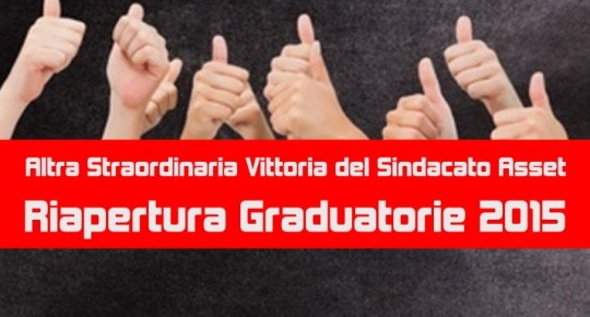 Riapertura Graduatorie 2015