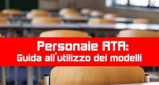 Personale ATA: Guida all’utilizzo dei modelli