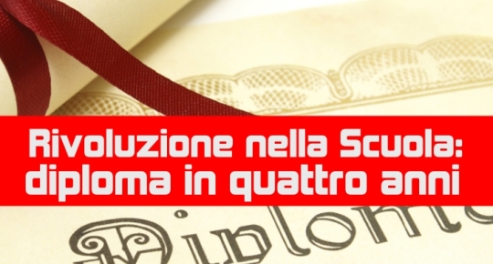 Rivoluzione nella Scuola: diploma in quattro anni