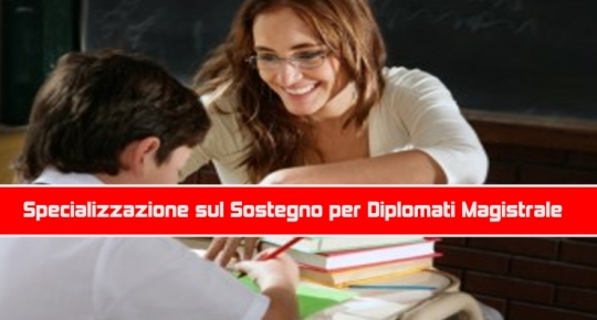 Sostegno per Diplomati Magistrale