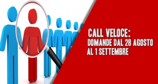 Call Veloce: Domande dal 28 Agosto al 1° Settembre