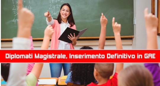 Diplomati Magistrale, Inserimento Definitivo in GAE