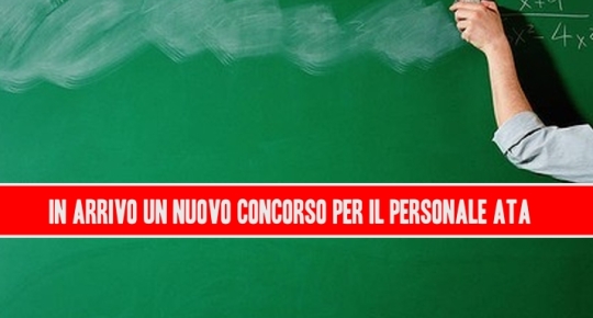 In arrivo un nuovo concorso per il personale ATA