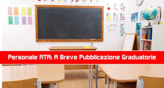 Personale ATA: A Breve Pubblicazione Graduatorie.