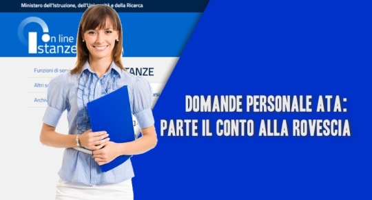 Domande personale ATA: parte il conto alla rovescia