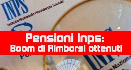 Pensioni,inps rimborsi