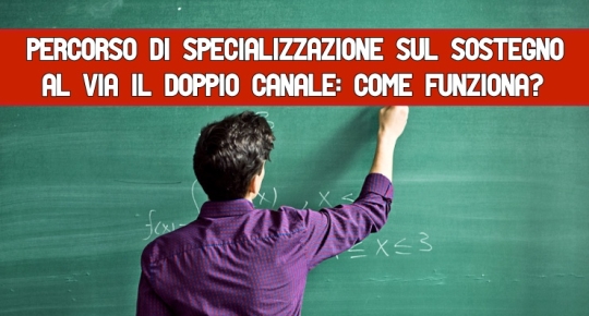 specializzazione sul sostegno