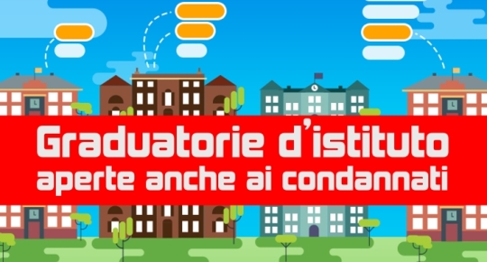 .Graduatorie d’istituto aperte anche ai condannati