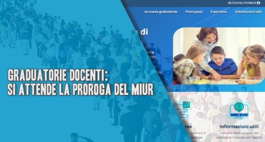 Graduatorie Docenti gps proroga del Miur