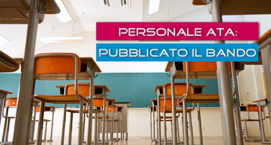 Personale ATA: Pubblicato il Bando