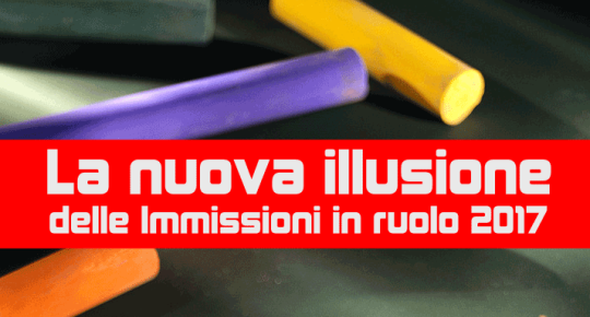 scuola immissioni ruolo 2017