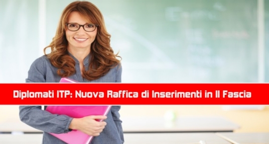 Diplomati ITP: Nuova Raffica di Inserimenti in II Fascia