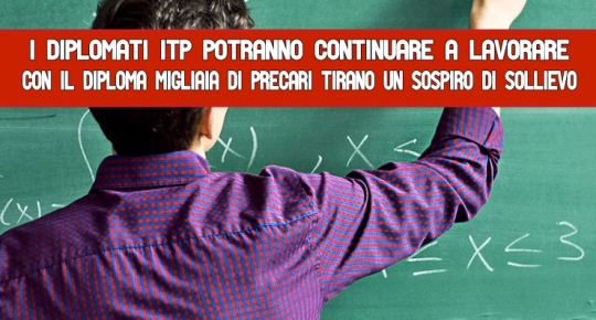 I diplomati ITP potranno continuare a lavorare