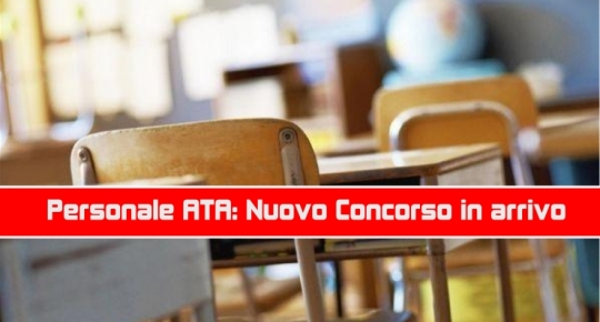 Personale ATA: Nuovo Concorso in arrivo