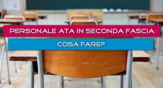 Personale ATA in Seconda fascia