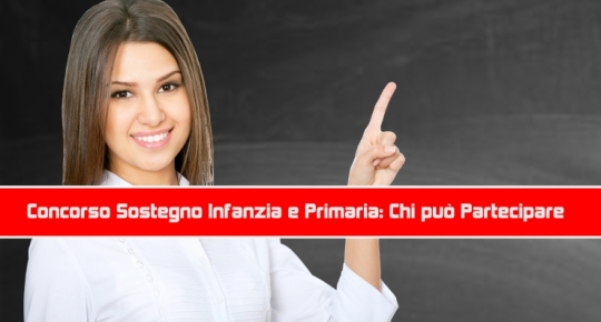 Concorso Sostegno Infanzia e Primaria