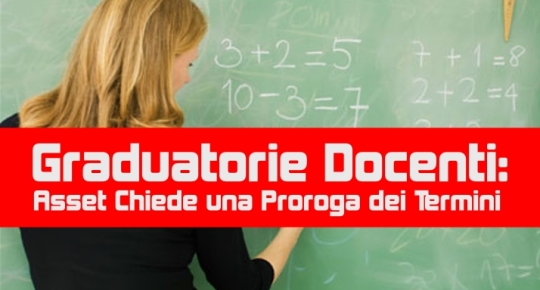 Graduatorie Docenti: Asset Chiede una Proroga dei Termini