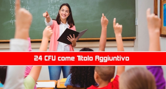 24 CFU come Titolo Aggiuntivo