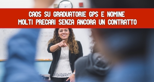 Caos su Graduatorie Gps 