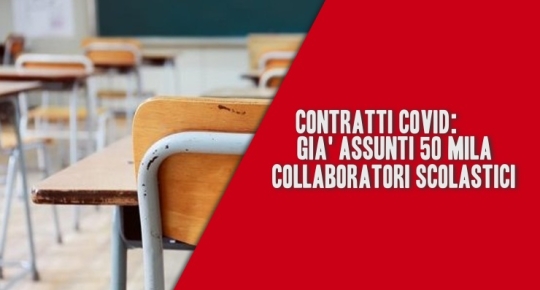 Contratti Covid Collaboratori Scolastici