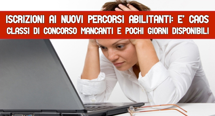 Iscrizioni ai nuovi percorsi Abilitanti