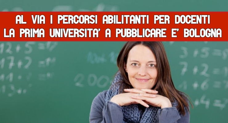 Al via i percorsi abilitanti per docenti 