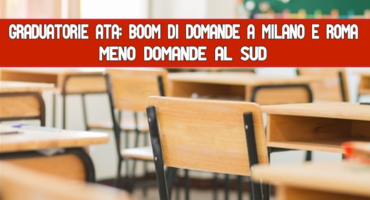 Graduatorie Ata: Boom di domande