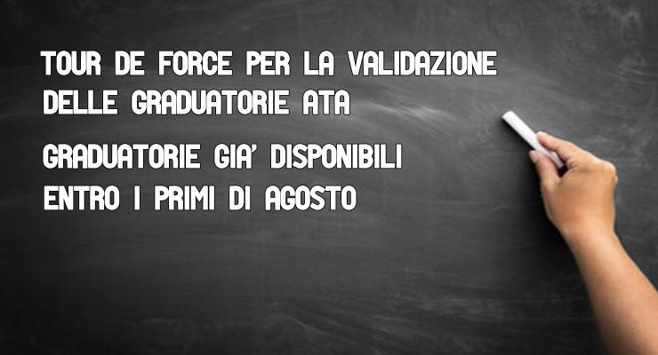 validazione delle graduatorie ATA 