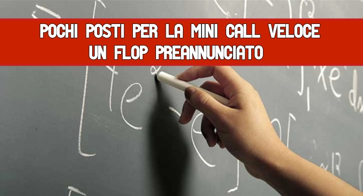 Pochi posti per la Mini Call veloce