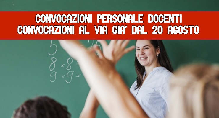 Convocazioni personale Docenti