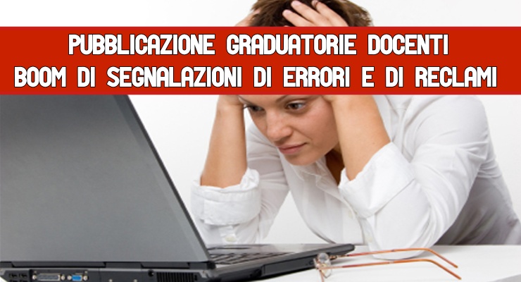 Pubblicazione graduatorie segnalazioni di errori e di reclami