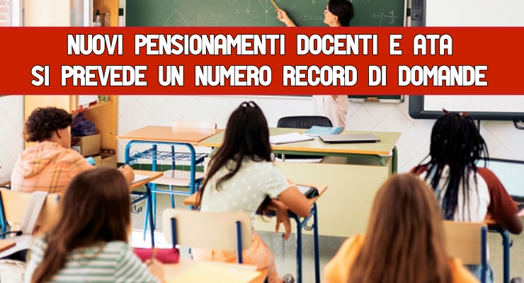 Nuovi Pensionamenti Docenti e Ata