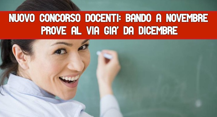 Nuovo Concorso docenti