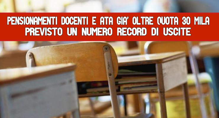 Pensionamenti Docenti e Ata