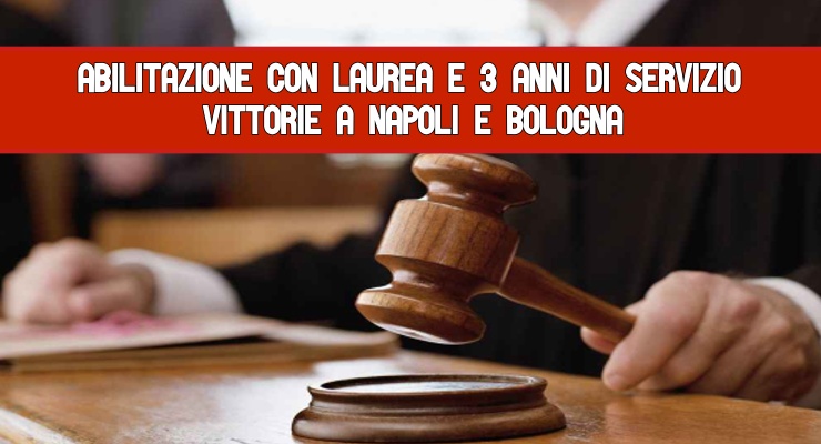 Abilitazione con Laurea e 3 anni di servizio