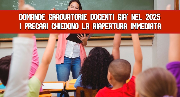 Domande Graduatorie docenti già nel 2025