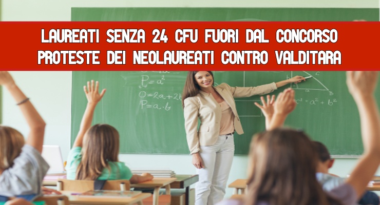 Laureati senza 24 CFU fuori dal Concorso