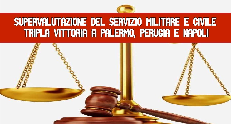 Supervalutazione del Servizio militare e civile