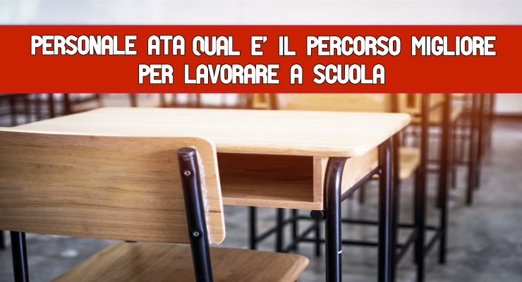 Personale Ata lavorare a Scuola