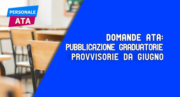 ATA pubblicazione graduatorie da giugno