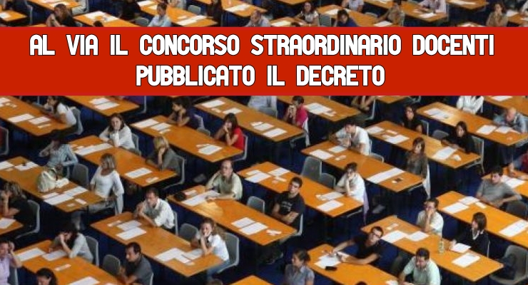 Al via il Concorso Straordinario docenti Pubblicato il decreto - Asset  Scuola