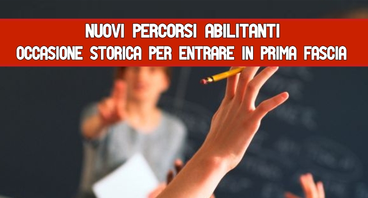 Nuovi percorsi abilitanti