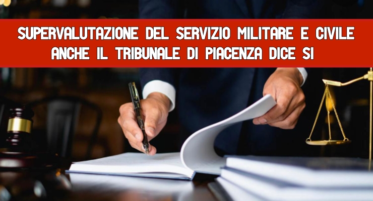 Supervalutazione del Servizio militare e civile