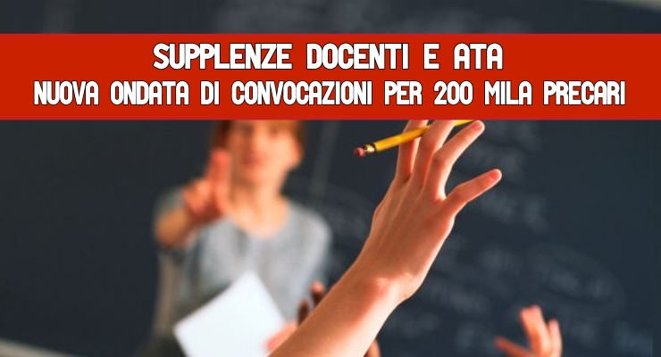 Supplenze Docenti e Ata Nuova ondata di Convocazioni 