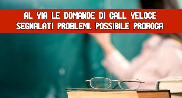 Al via le domande di Call Veloce Segnalati problemi. Possibile proroga