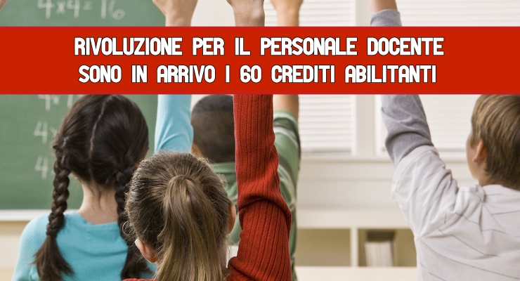 Rivoluzione per il personale Docente 