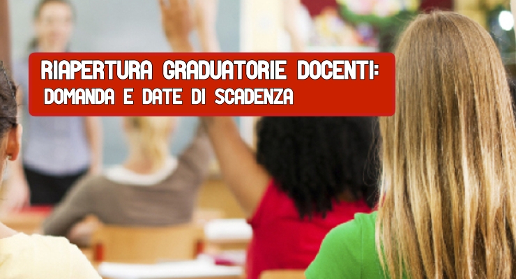 Riapertura Graduatorie docenti