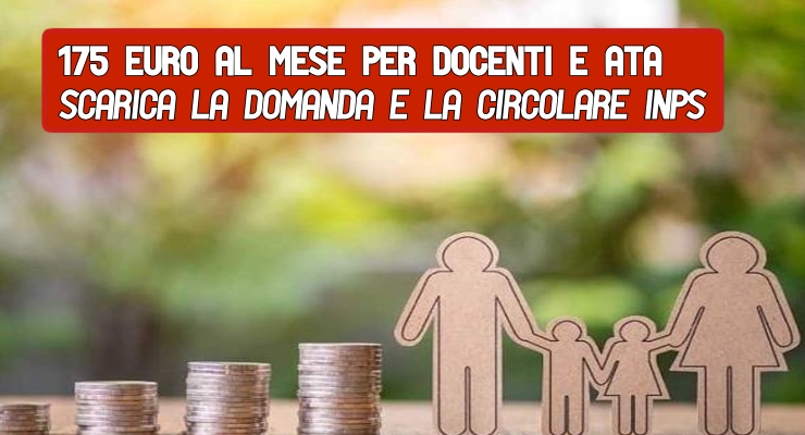 Domanda di assegno unico Scuola docenti ATA